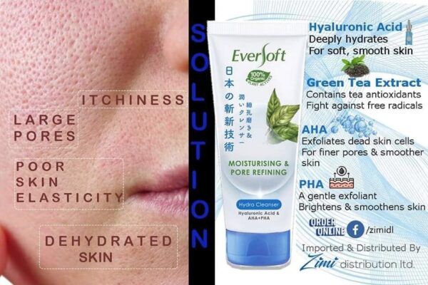 Eversoft Hydra Green Tea Cleanser 100gm